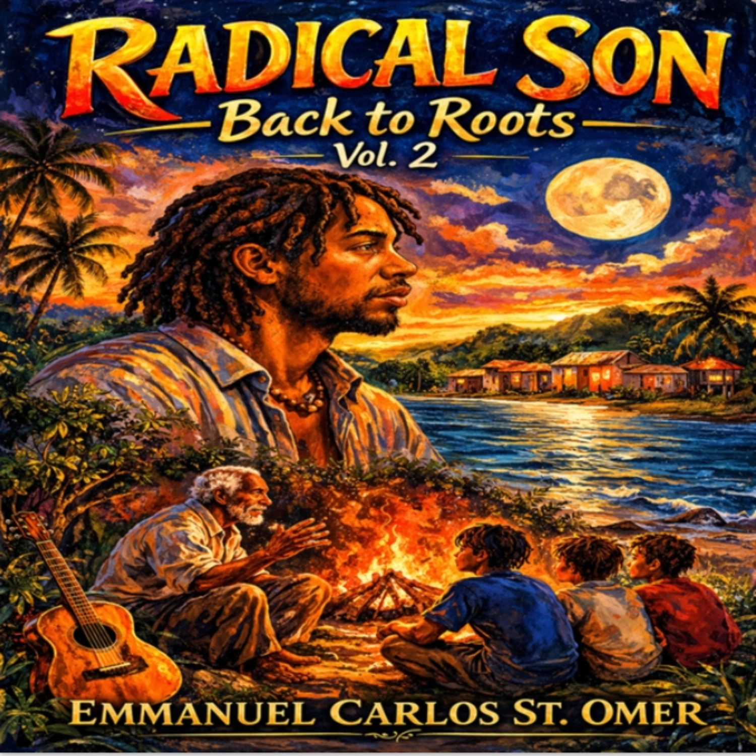 Emmanuel Carlos St.Omer Scores a Caribbean Reggae Novel With Radical Son Back to Roots Vol. 2