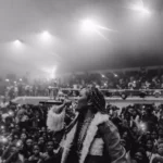 Ayra Starr performing to a crowd in Nigeria